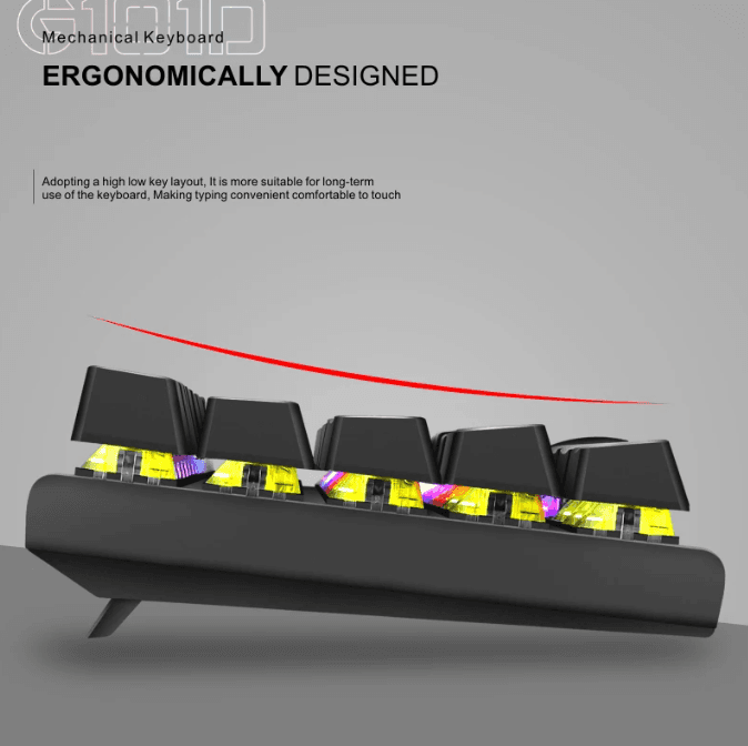 BAJEAL K101D ( Noir ) Red Switche 3