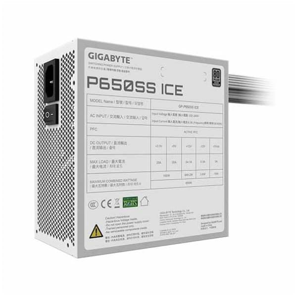 Gigabyte P650SS ICE 650W Silver 4