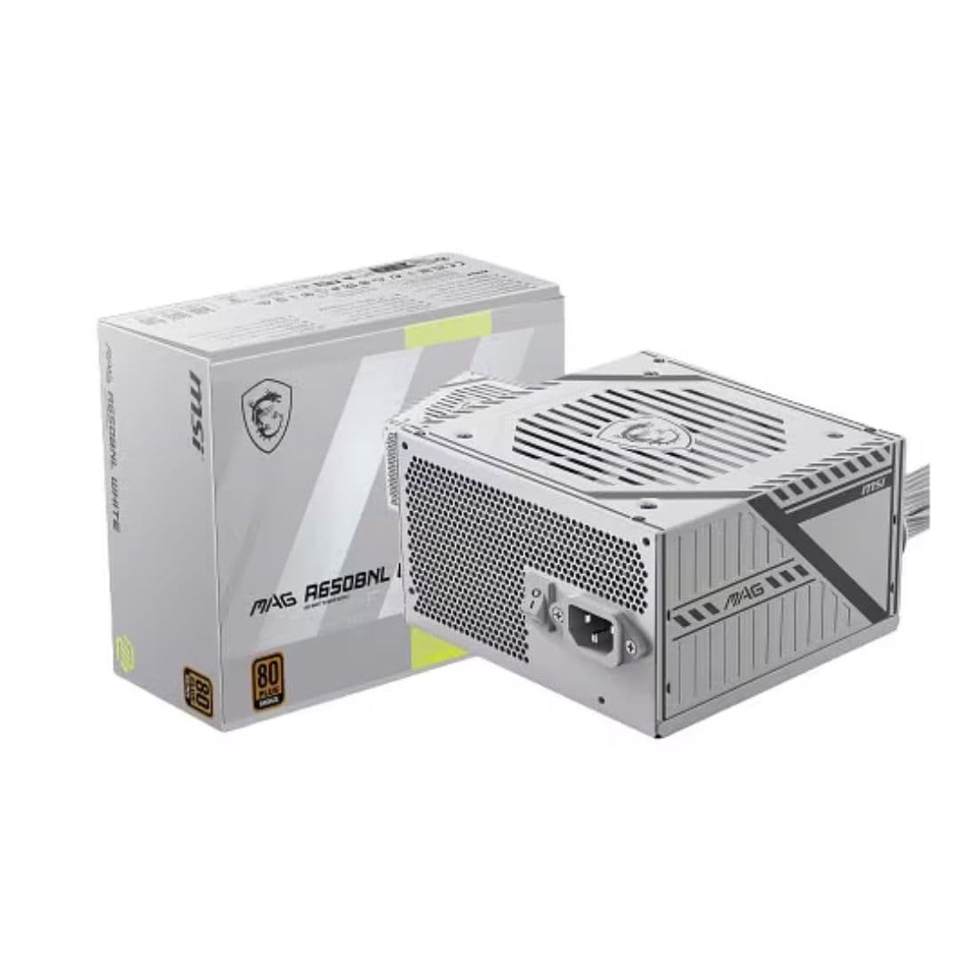 MSI MAG A650BNL 80PLUS Bronze 650W Blanc