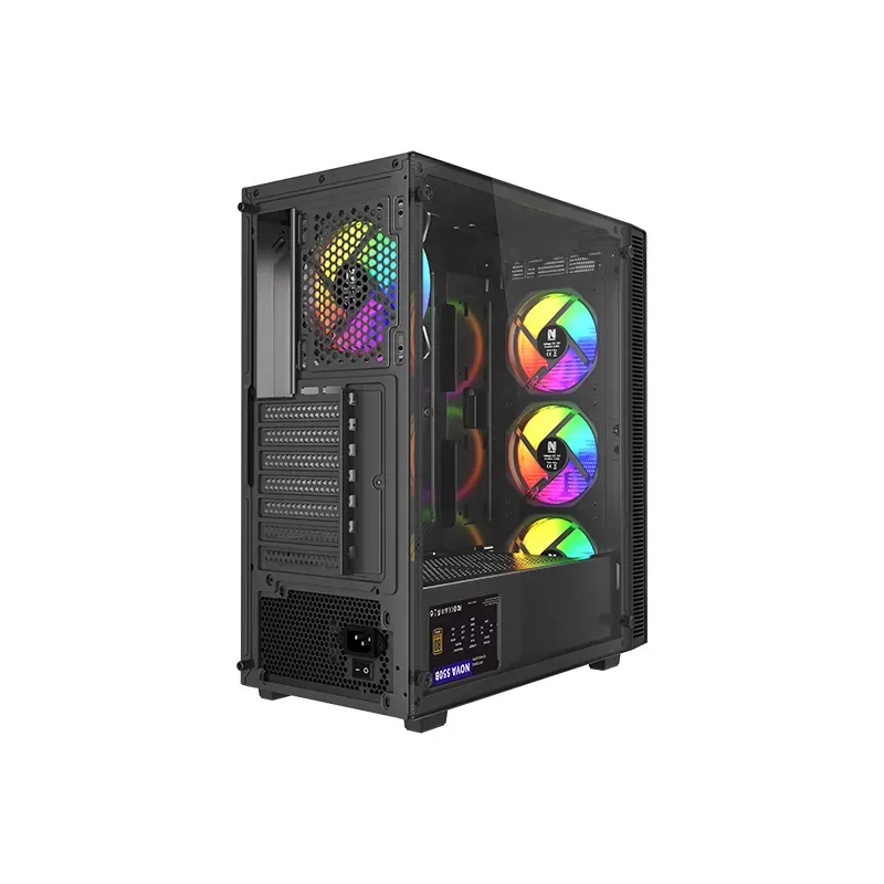 NOVA VANDAL V2 Noir + NOVA 550W BRONZE 80+ 2