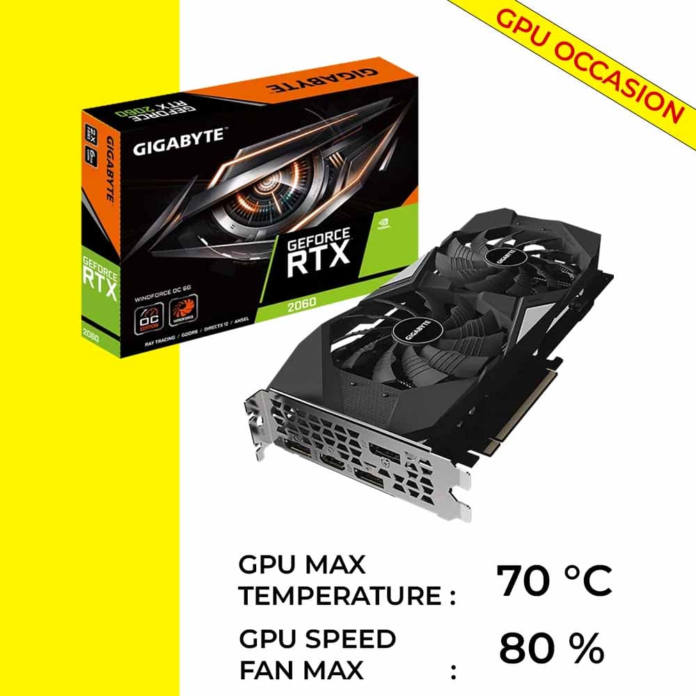 GeForce RTX 2060 WINDFORCE OC 6G ( OCCASION )