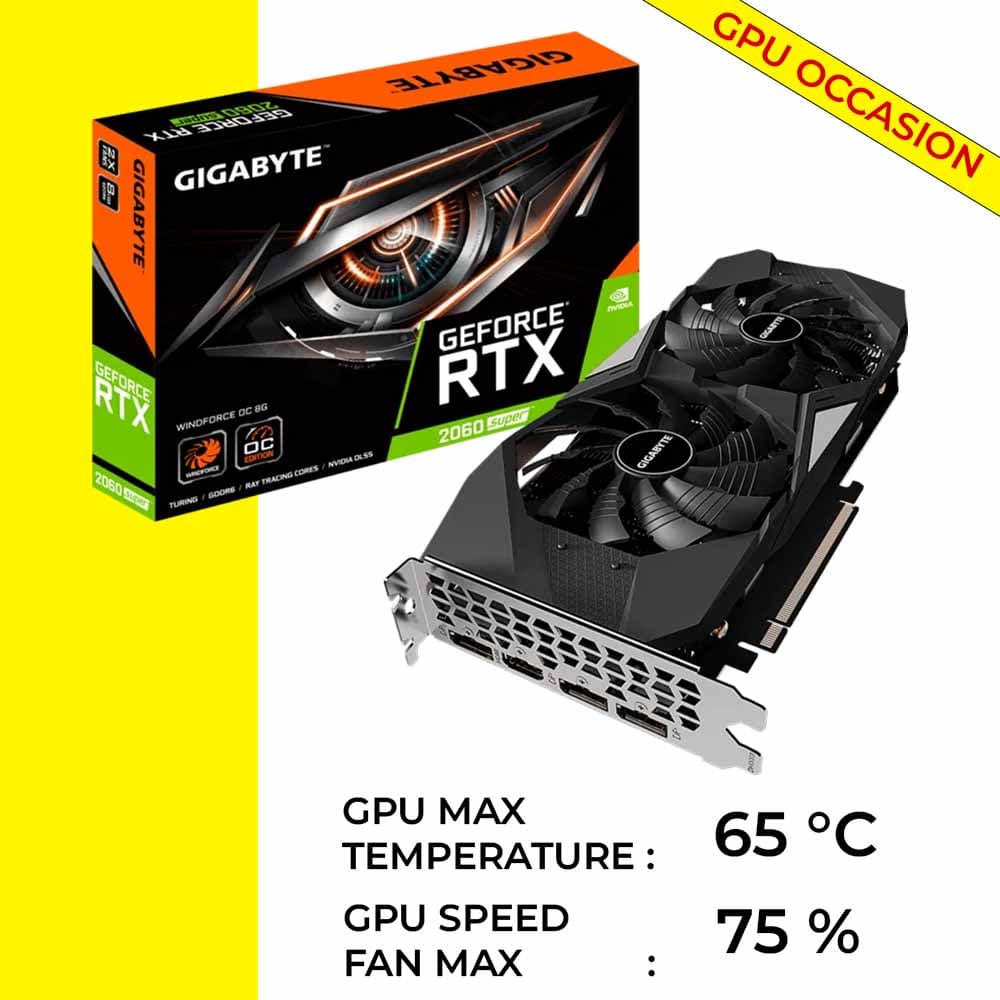 GeForce RTX 2060 SUPER WINDFORCE OC 8G ( OCCASION )