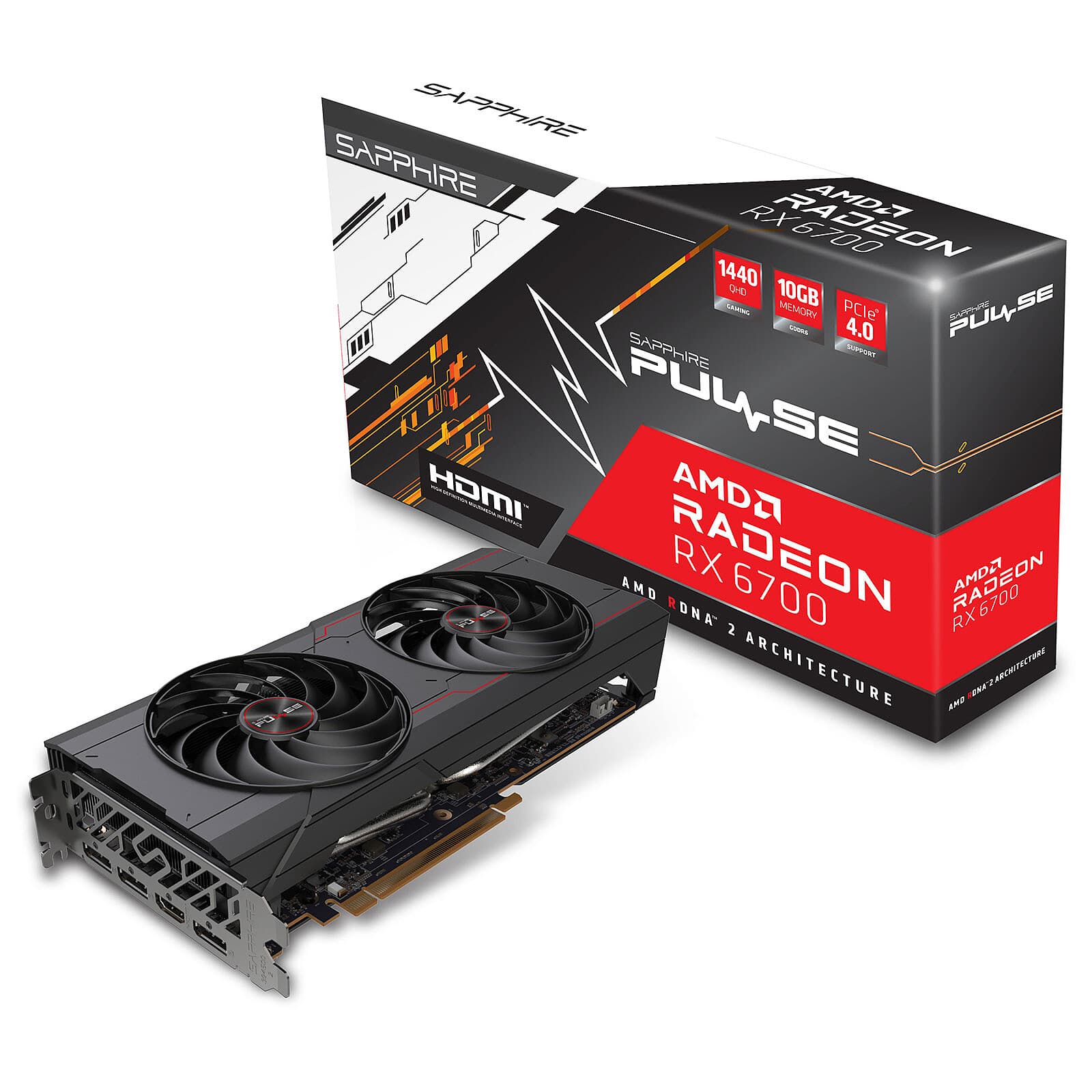 Sapphire PULSE Radeon RX 6700 10GB BULK