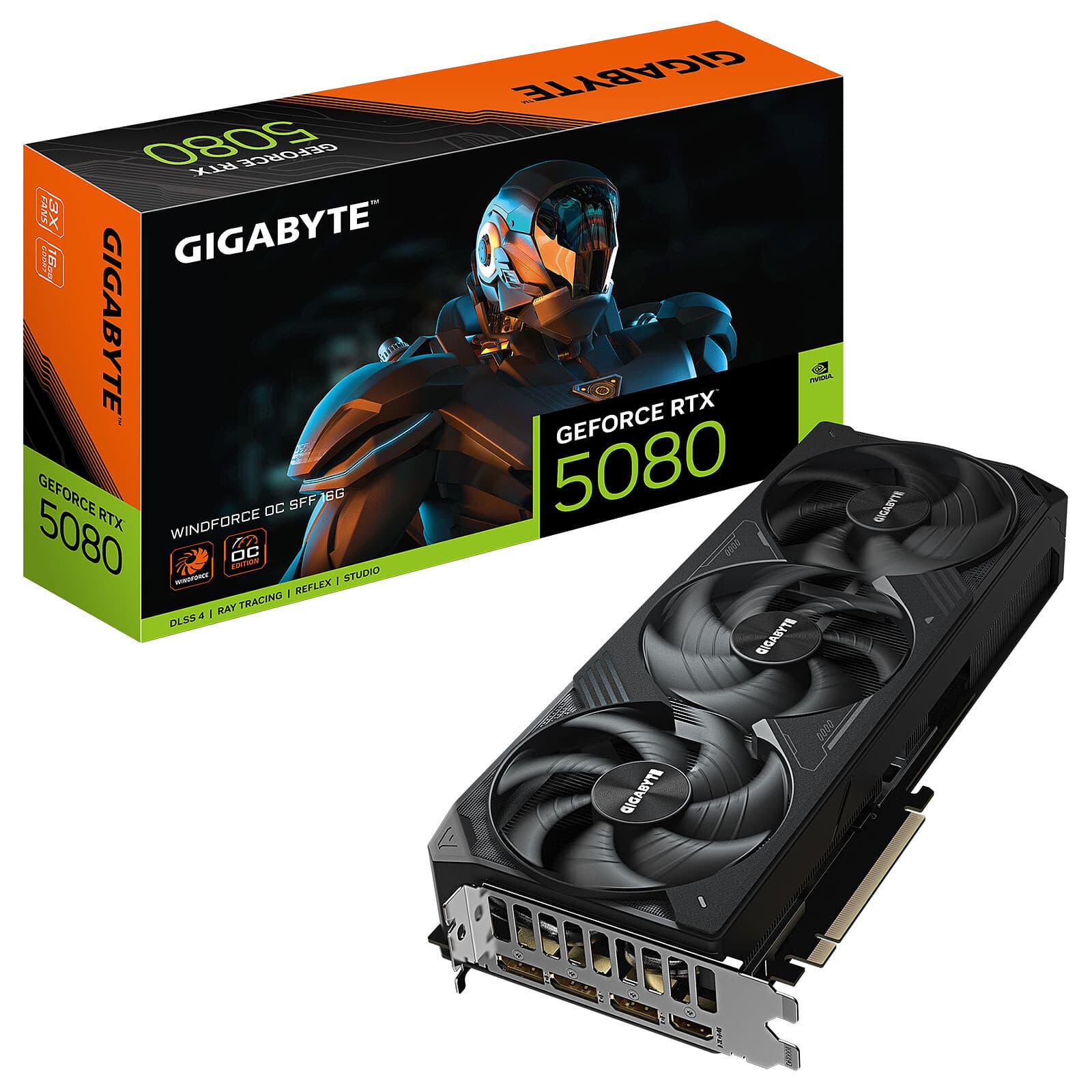 Gigabyte GeForce RTX 5080 WINDFORCE OC SFF 16Go