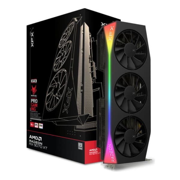 XFX AMD Radeon RX 9070XT Mercury OC Gaming Edition 16Go